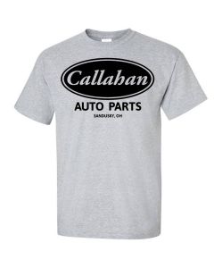 Callahan Auto Parts Tommy Boy Movie Graphic Clothing - T-Shirt - Gray