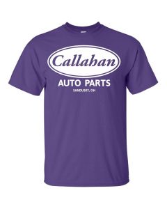 Callahan Auto Parts Tommy Boy Movie Graphic Clothing - T-Shirt - Purple