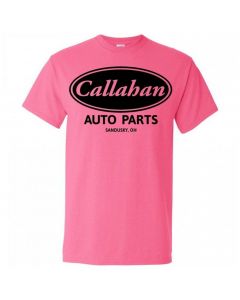 Callahan Auto Parts Tommy Boy Movie Youth T-Shirt-Pink-Youth Large / 14-16