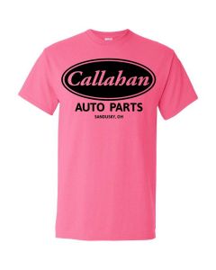 Callahan Auto Parts Tommy Boy Movie Graphic Clothing - T-Shirt - Pink