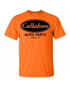 Callahan Auto Parts Tommy Boy Movie Youth T-Shirt-Orange-Youth Large / 14-16