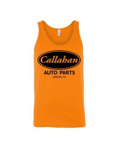 Callahan Auto Parts Tommy Boy Movie Graphic Clothing - Men's Tank Top - Orange