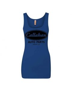 Callahan Auto Parts Tommy Boy Movie Graphic Clothing - Women's Tank Top - Blue