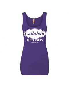Callahan Auto Parts Tommy Boy Movie Graphic Clothing - Women's Tank Top - Purple