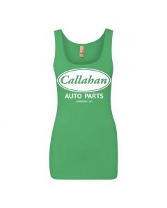 Callahan Auto Parts Tommy Boy Movie Graphic Clothing - Women's Tank Top - Green