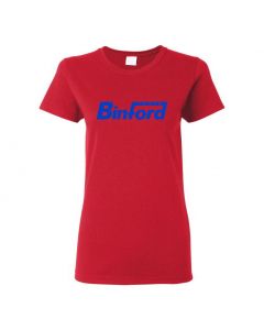 Binford Tools Home Improvement Womens T-Shirts-Red-Womens Large
