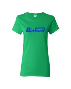 Binford Tools Home Improvement Womens T-Shirts-Green-Womens Large