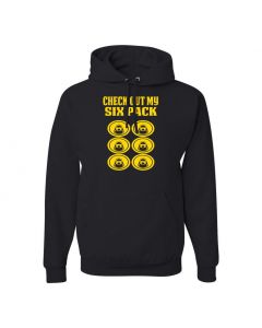 Check Out My Six Pack Hoodies-Black-Large