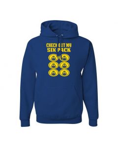 Check Out My Six Pack Hoodies-Blue-Large