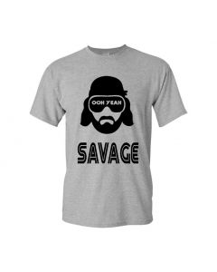 Macho Man Savage Youth T-Shirts-Gray-Youth Large / 14-16