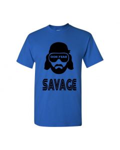 Macho Man Savage Youth T-Shirts-Blue-Youth Large / 14-16