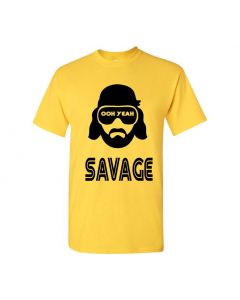 Macho Man Savage Youth T-Shirts-Yellow-Youth Large / 14-16