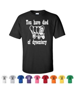 You Have Died Of Dysentery Oregon Trail Youth T-Shirt