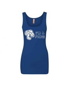 I'm A Fungi Graphic Clothing - Women's Tank Top - Blue