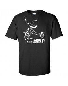 Kick It Old School Youth T-Shirt-Black-Youth Large / 14-16