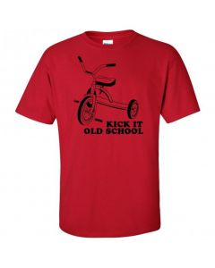 Kick It Old School Youth T-Shirt-Red-Youth Large / 14-16