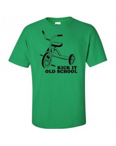 Kick It Old School Youth T-Shirt-Green-Youth Large / 14-16