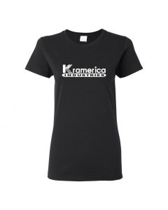 Kramerica Industries Seinfeld Womens T-Shirts-Black-Womens Large