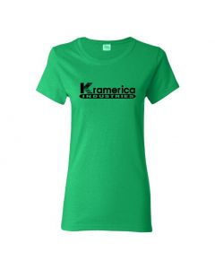 Kramerica Industries Seinfeld Womens T-Shirts-Green-Womens Large