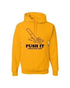 Push It Push It Real Good Graphic Clothing - Hoody - Yellow