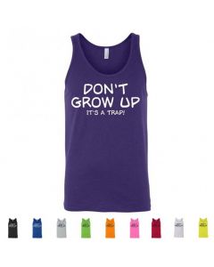 Don't Grow Up It's A Trap Graphic Mens Tank Top