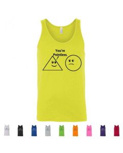 You're Pointless Graphic Men's Tank Top