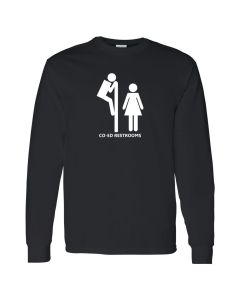 Co-Ed Restrooms Mens Long Sleeve Shirts