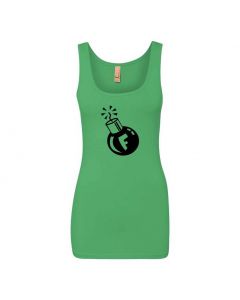 F Bomb Graphic Clothing - Women's Tank Top - Green
