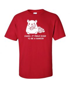 Damn It Feels Good To Be A Hampsta Graphic Clothing - T-Shirt - Red