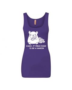 Damn It Feels Good To Be A Hampsta Graphic Clothing - Women's Tank Top - Purple