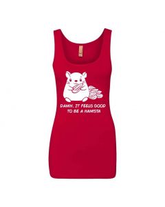 Damn It Feels Good To Be A Hampsta Graphic Clothing - Women's Tank Top - Red 