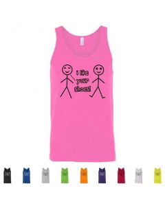 I Like Your Shoes Graphic Men's Tank Top