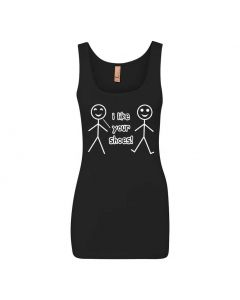 I Like Your Shoes Graphic Clothing - Women's Tank Top - Black