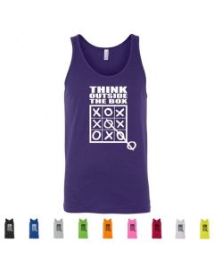 Think Outside The Box Graphic Men's Tank Top