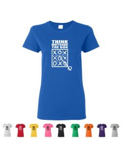 Think Outside The Box Womens T-Shirts