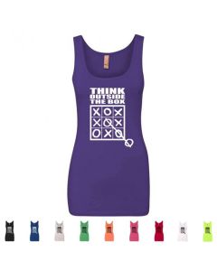 Think Outside The Box Graphic Women's Tank Top