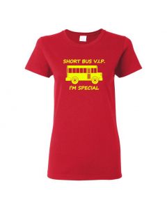 Short Bus V.I.P. Womens T-Shirts-Red-Womens Large