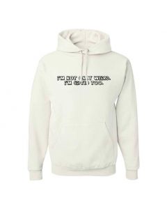 I'm Not Only Weird, I'm Gifted Too. Graphic Clothing - Hoody - White