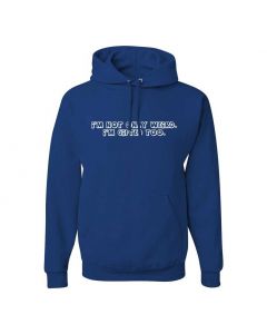 I'm Not Only Weird, I'm Gifted Too. Graphic Clothing - Hoody - Blue