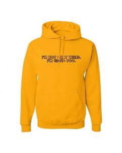 I'm Not Only Weird, I'm Gifted Too. Graphic Clothing - Hoody - Yellow