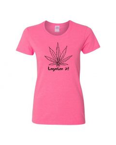 Legalize It Womens T-Shirts-Pink-Womens Large