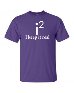 I Keep It Real Youth T-Shirt-Purple-Youth Large / 14-16