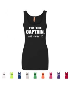 I'm The Captain. Get Over It Graphic Women's Tank Top