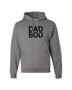 Dad Bod Mens Pullover Hoodies-Gray-Large