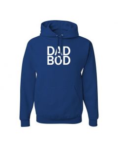 Dad Bod Mens Pullover Hoodies-Blue-Large