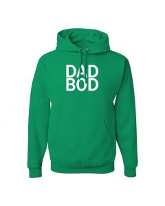 Dad Bod Mens Pullover Hoodies-Green-Large