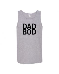 Dad Bod Mens Tank Tops-Gray-Large