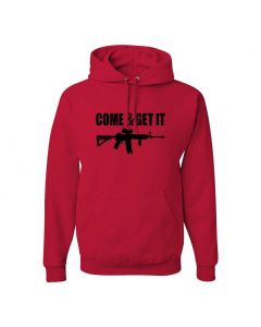 Come And Get It Graphic Clothing - Hoody - Red