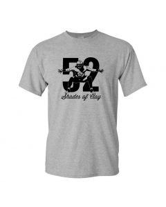 52 Shades Of Clay Graphic Clothing - T-Shirt - Gray - Large