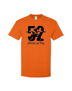 52 Shades Of Clay Graphic Clothing - T-Shirt - Orange - Large